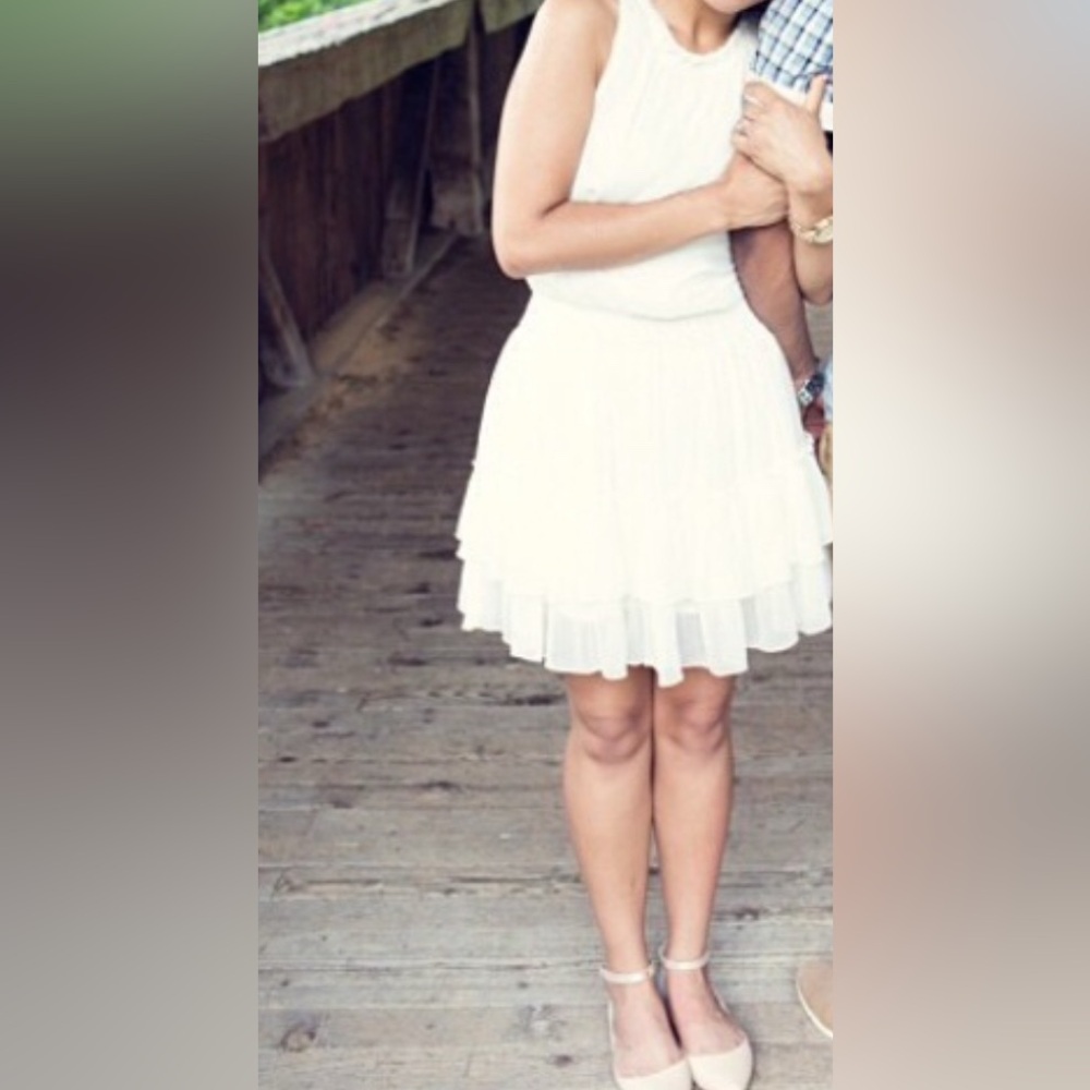 Zara white Sleeveless Dress